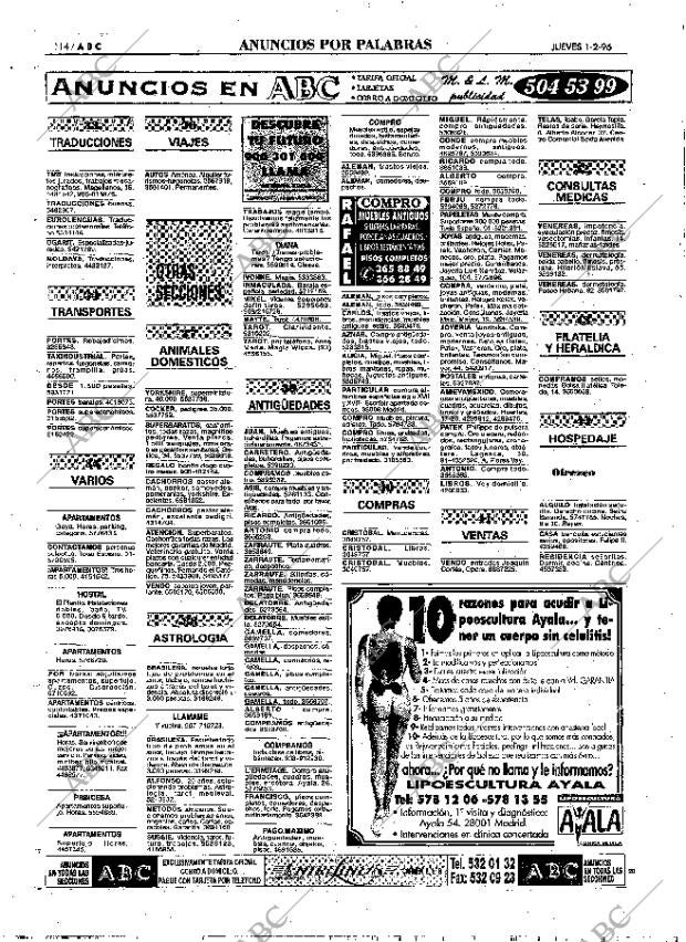 ABC MADRID 01-02-1996 página 114