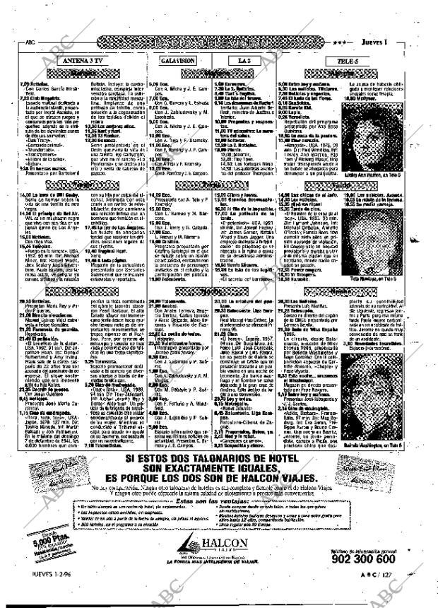 ABC MADRID 01-02-1996 página 127