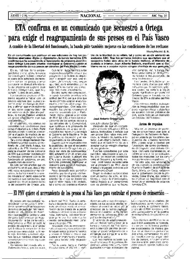 ABC MADRID 01-02-1996 página 25