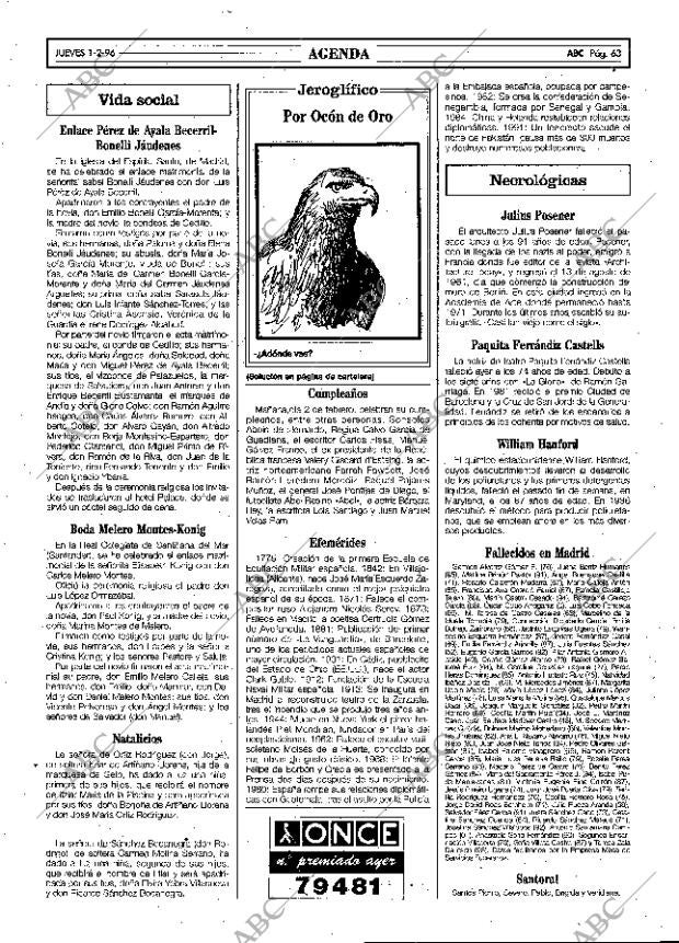ABC MADRID 01-02-1996 página 63