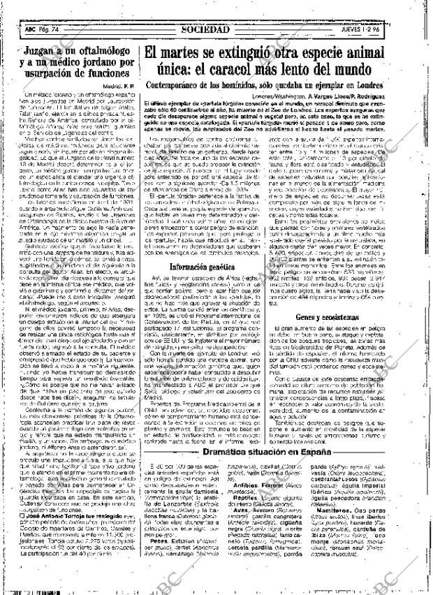 ABC MADRID 01-02-1996 página 74