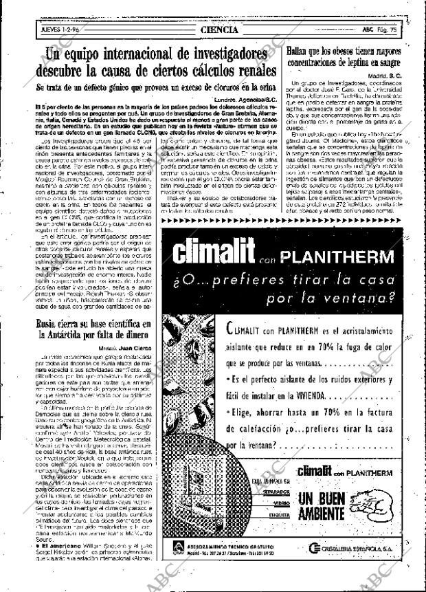 ABC MADRID 01-02-1996 página 75