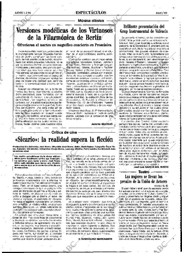 ABC MADRID 01-02-1996 página 83