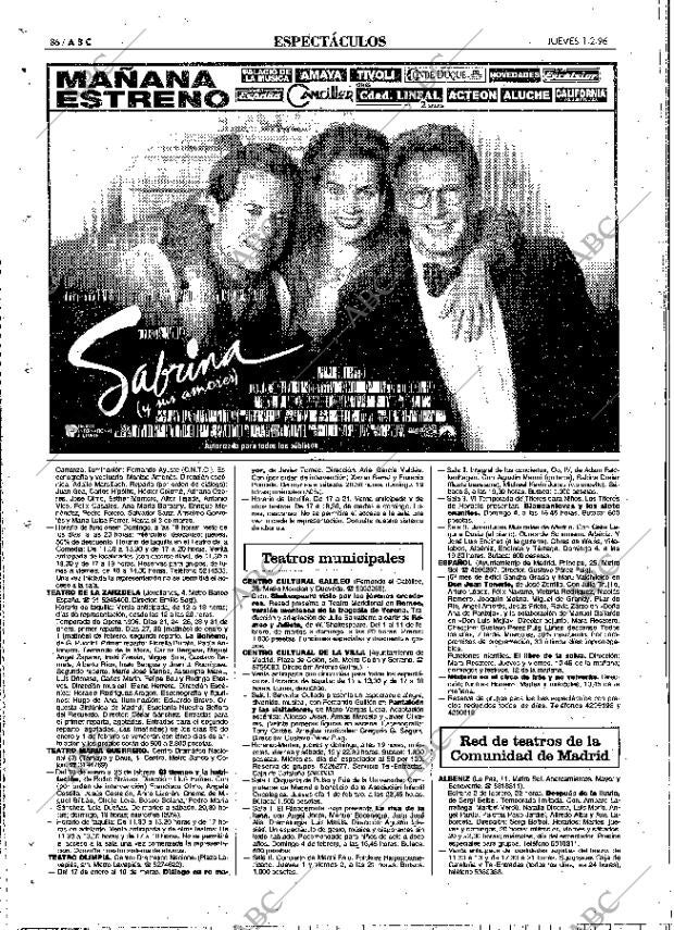 ABC MADRID 01-02-1996 página 86