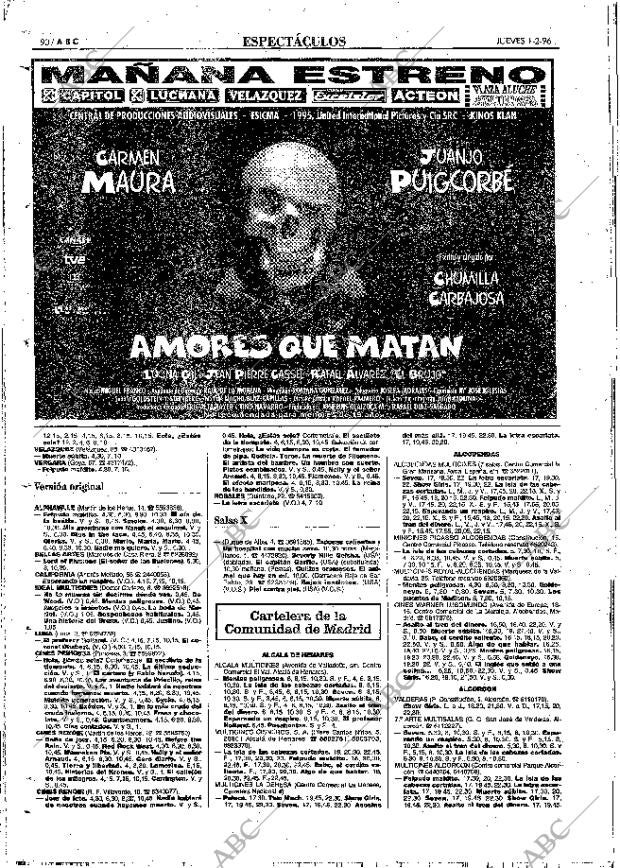 ABC MADRID 01-02-1996 página 90