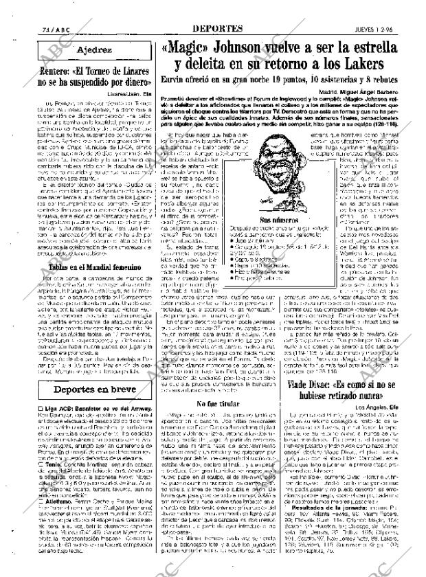 ABC SEVILLA 01-02-1996 página 74