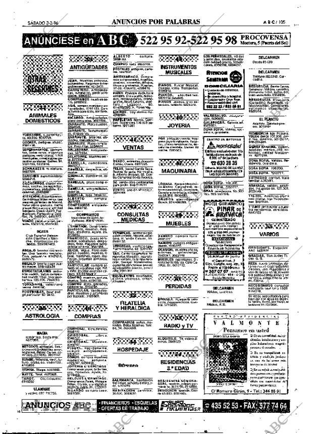 ABC MADRID 03-02-1996 página 105