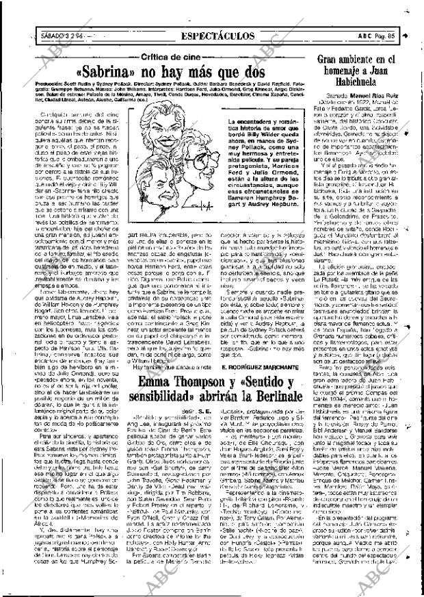ABC MADRID 03-02-1996 página 85
