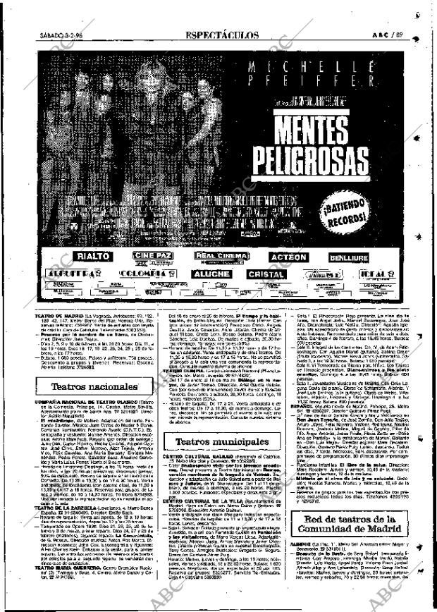 ABC MADRID 03-02-1996 página 89