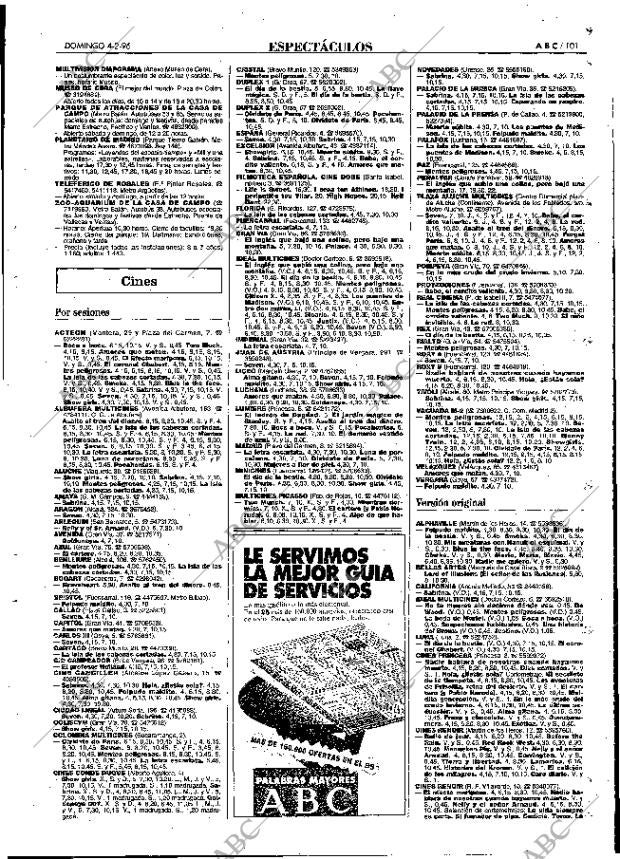 ABC MADRID 04-02-1996 página 101