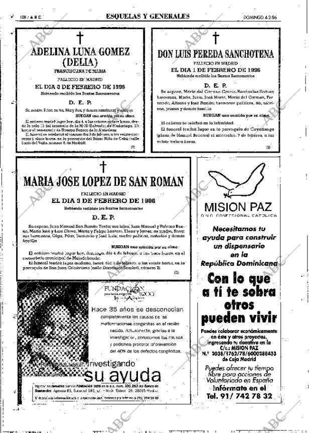 ABC MADRID 04-02-1996 página 108