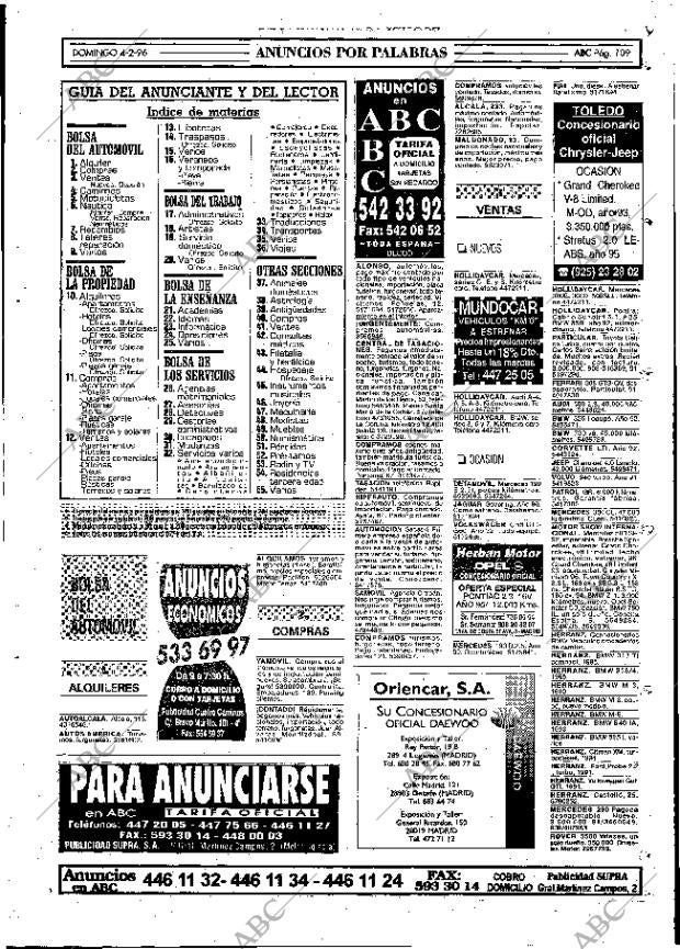 ABC MADRID 04-02-1996 página 109