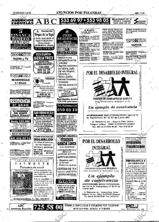 ABC MADRID 04-02-1996 página 139
