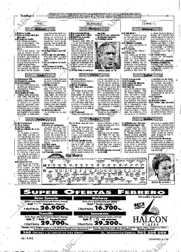 ABC MADRID 04-02-1996 página 150
