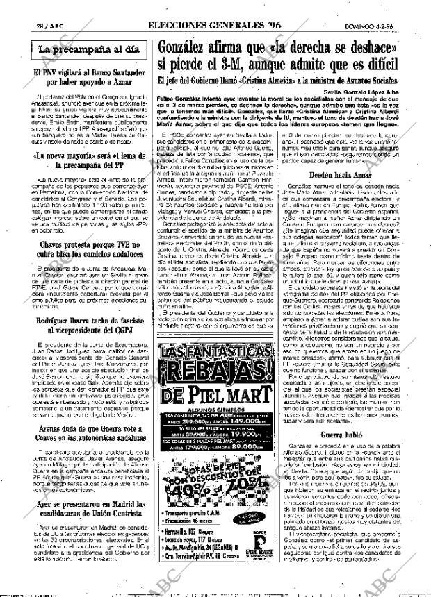 ABC MADRID 04-02-1996 página 28