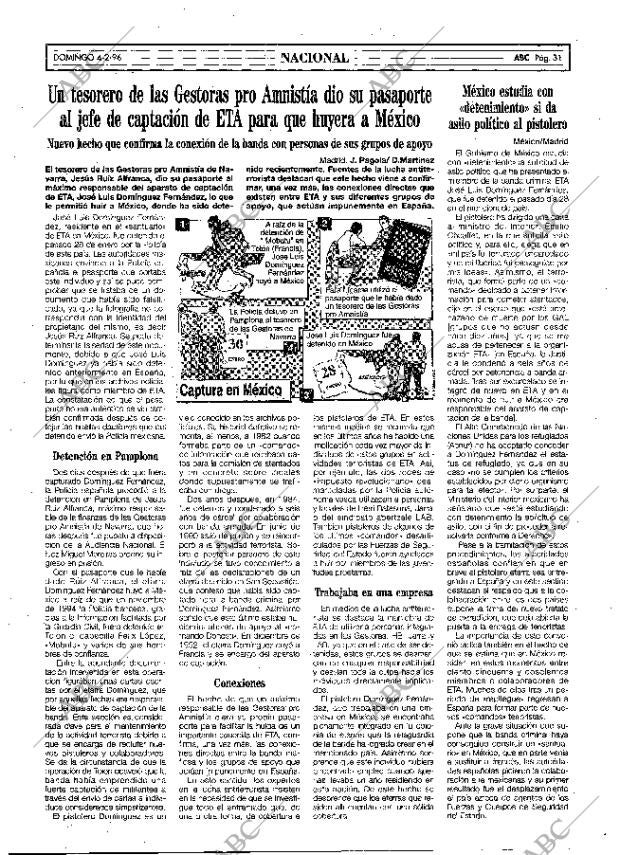 ABC MADRID 04-02-1996 página 31