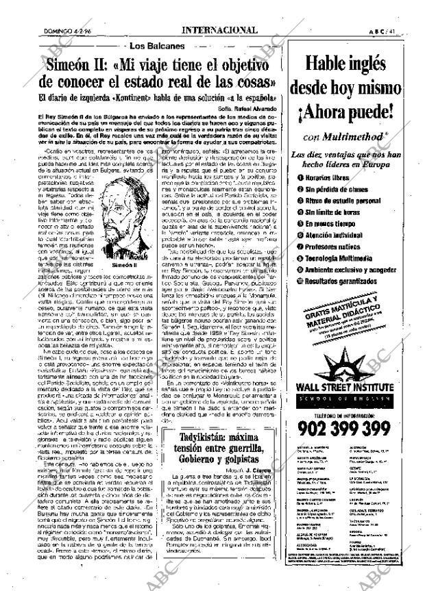 ABC MADRID 04-02-1996 página 41