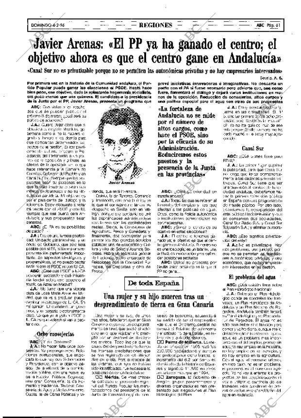 ABC MADRID 04-02-1996 página 61