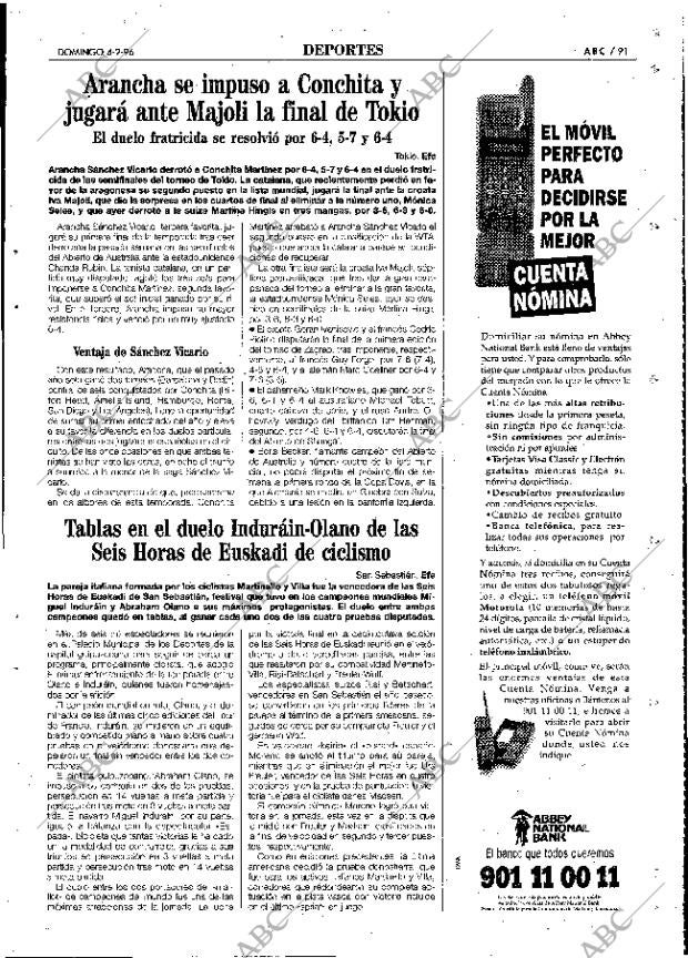 ABC MADRID 04-02-1996 página 91