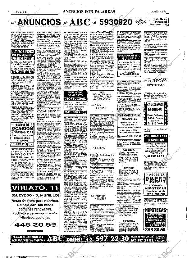 ABC MADRID 05-02-1996 página 108