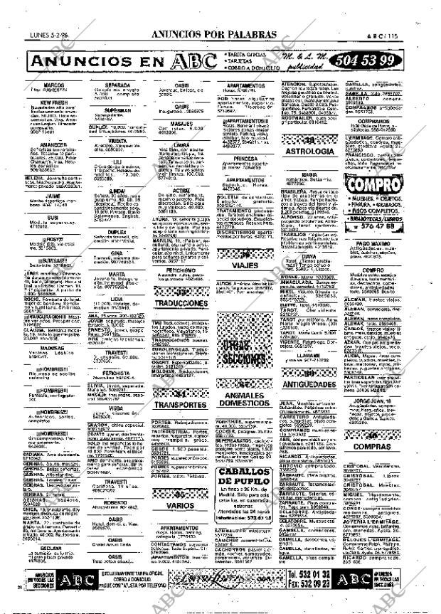 ABC MADRID 05-02-1996 página 115