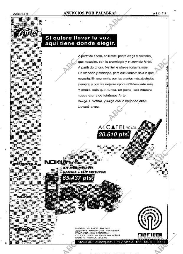 ABC MADRID 05-02-1996 página 119
