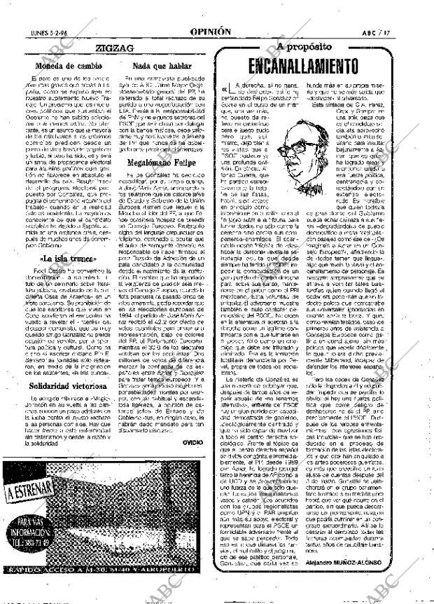 ABC MADRID 05-02-1996 página 17
