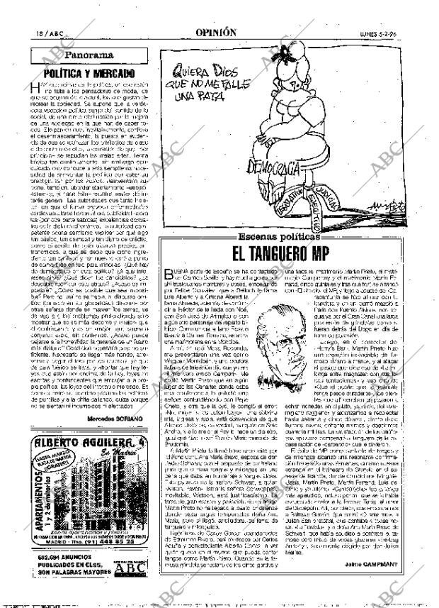 ABC MADRID 05-02-1996 página 18