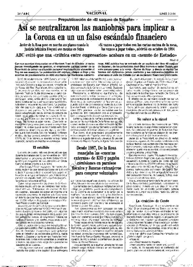 ABC MADRID 05-02-1996 página 24