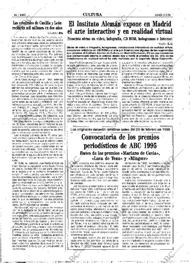 ABC MADRID 05-02-1996 página 46