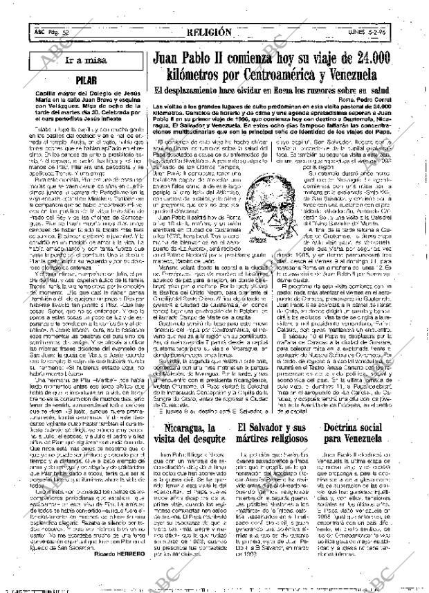 ABC MADRID 05-02-1996 página 52