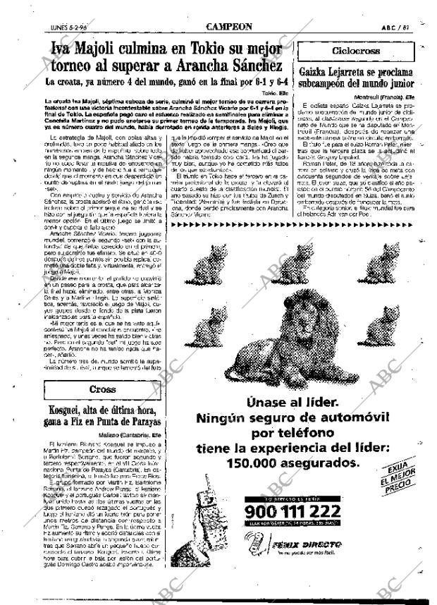ABC MADRID 05-02-1996 página 81