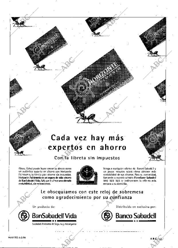 ABC MADRID 06-02-1996 página 13