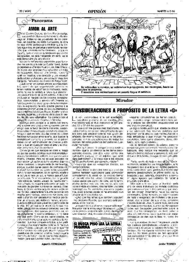 ABC MADRID 06-02-1996 página 20