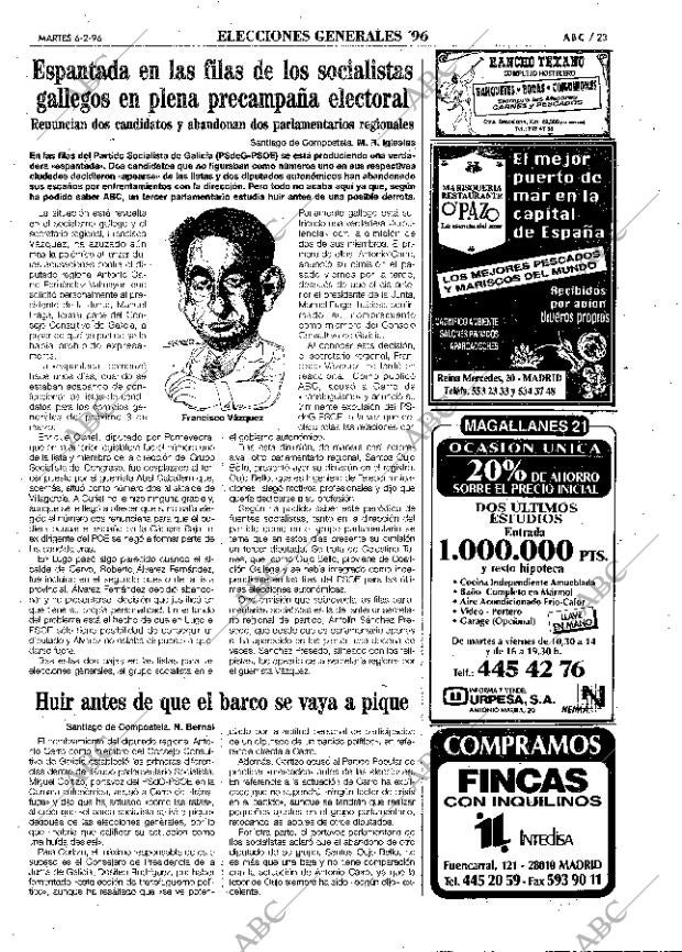 ABC MADRID 06-02-1996 página 23