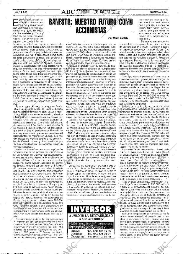 ABC MADRID 06-02-1996 página 40