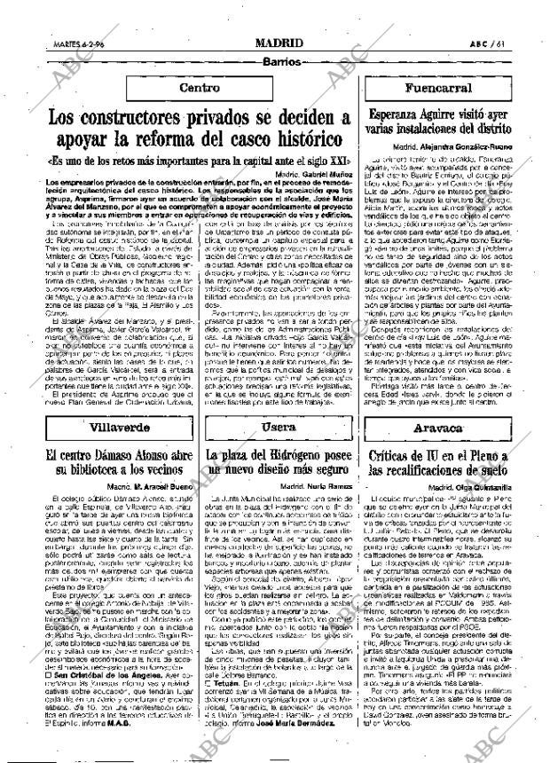 ABC MADRID 06-02-1996 página 61