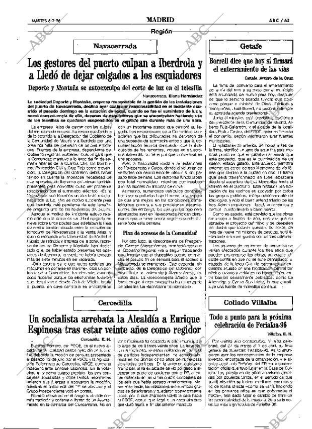ABC MADRID 06-02-1996 página 63