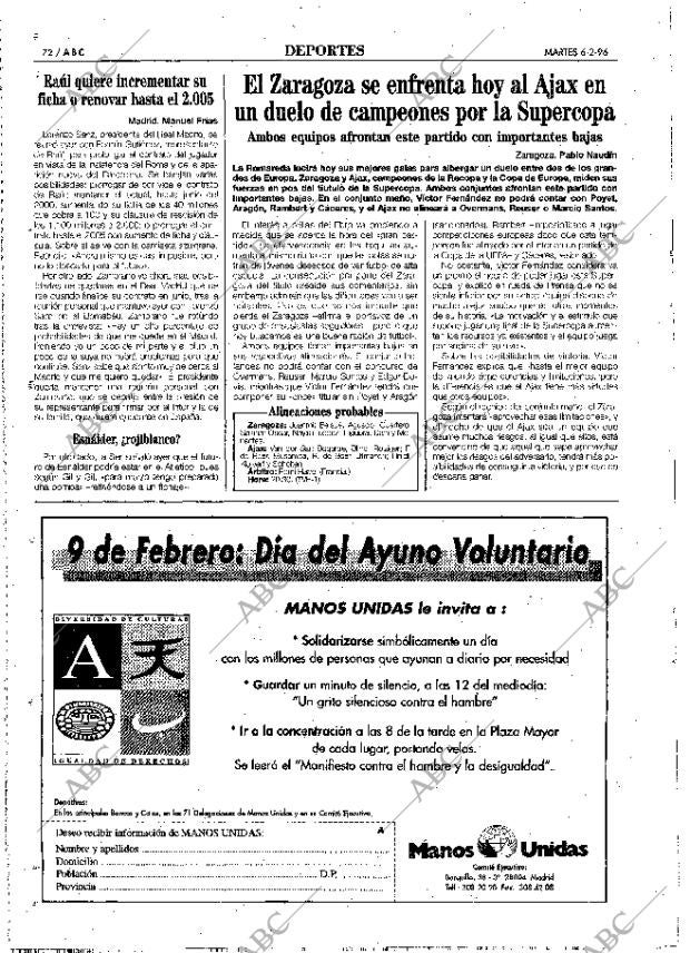 ABC MADRID 06-02-1996 página 72
