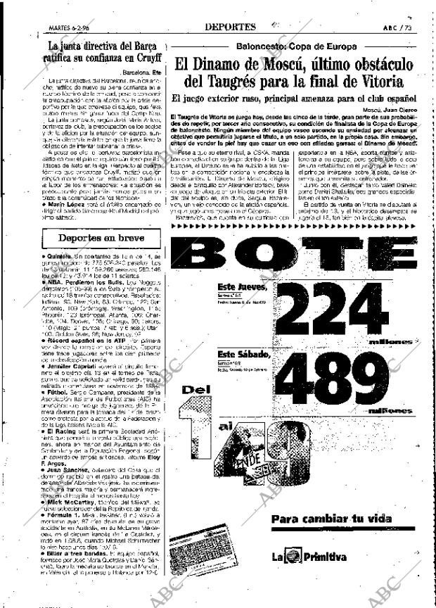 ABC MADRID 06-02-1996 página 73