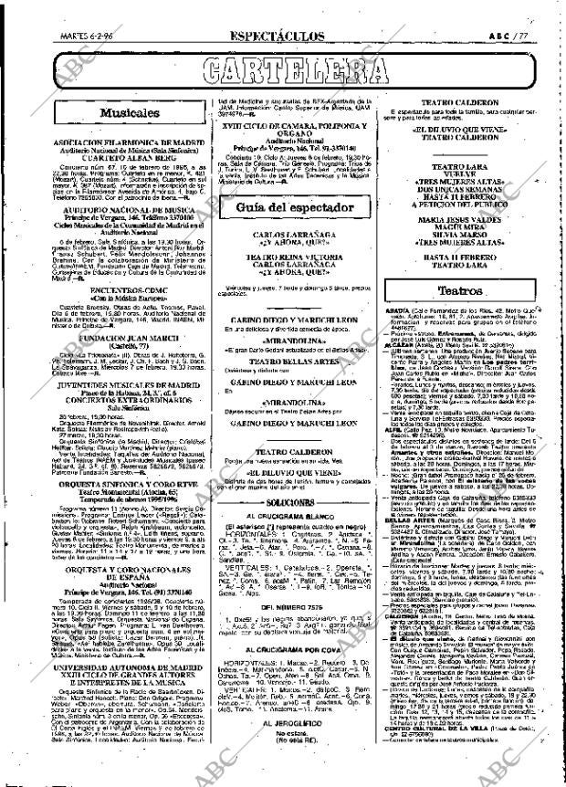 ABC MADRID 06-02-1996 página 77