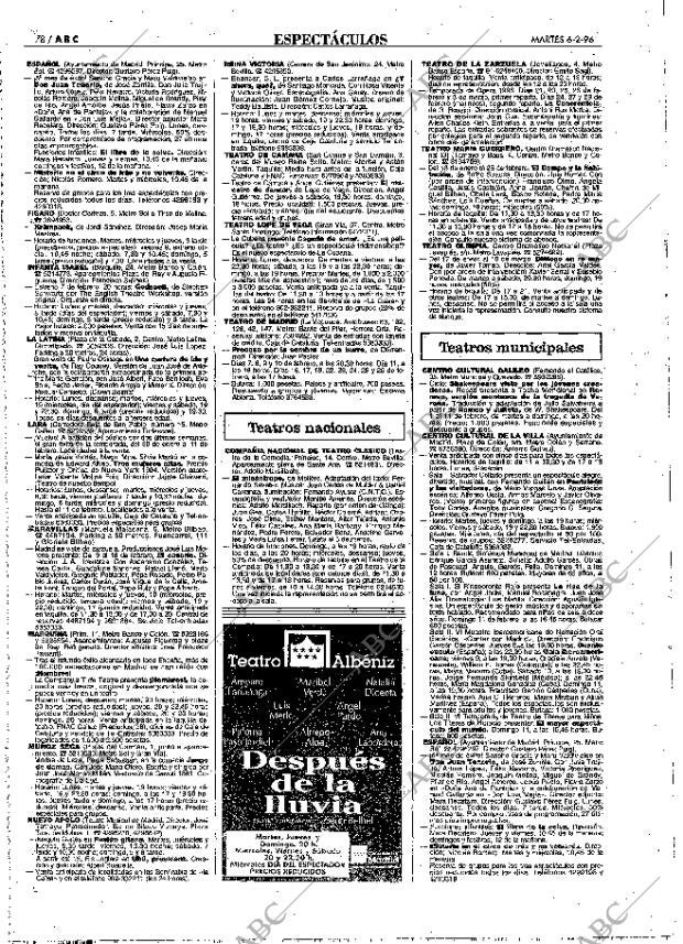 ABC MADRID 06-02-1996 página 78