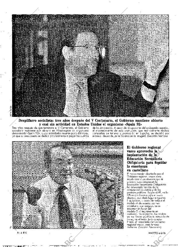 ABC MADRID 06-02-1996 página 8