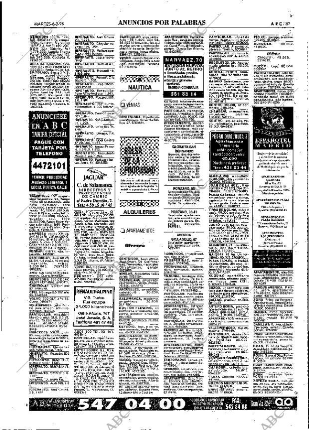 ABC MADRID 06-02-1996 página 87