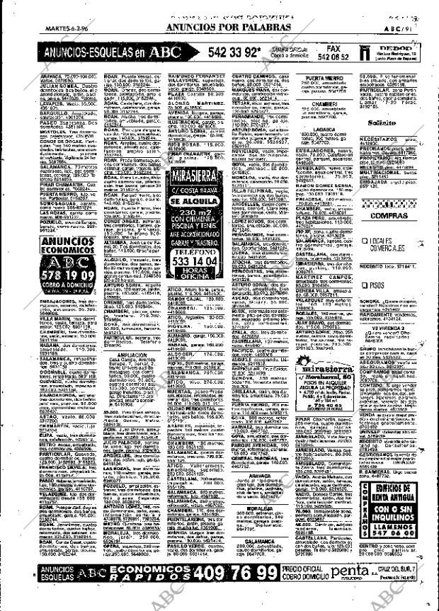 ABC MADRID 06-02-1996 página 91
