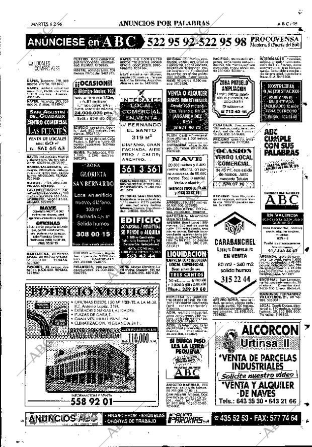 ABC MADRID 06-02-1996 página 95