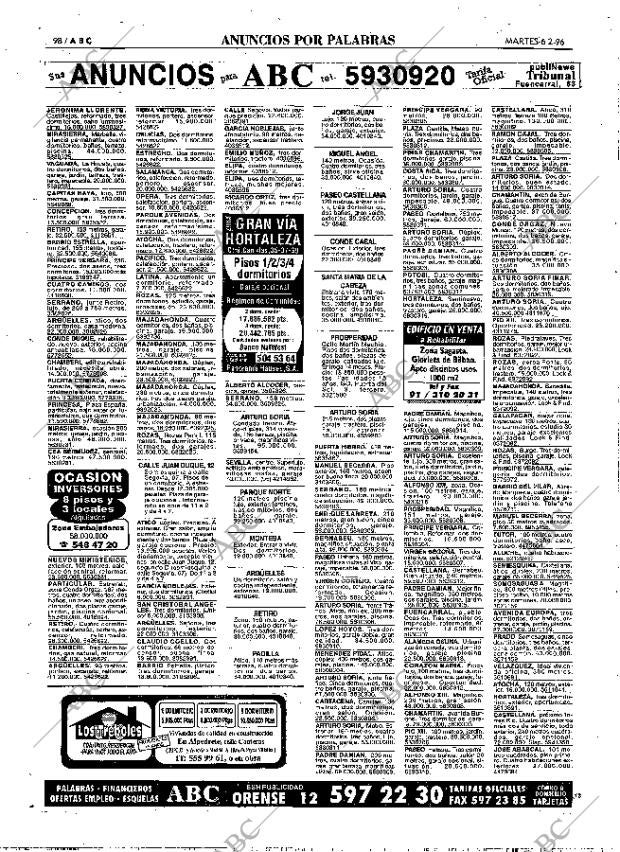 ABC MADRID 06-02-1996 página 98