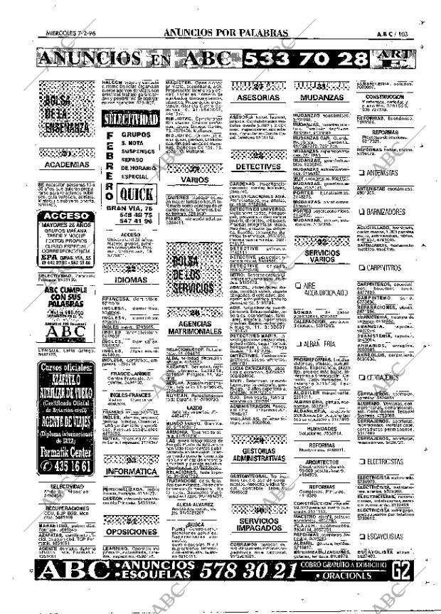 ABC MADRID 07-02-1996 página 103