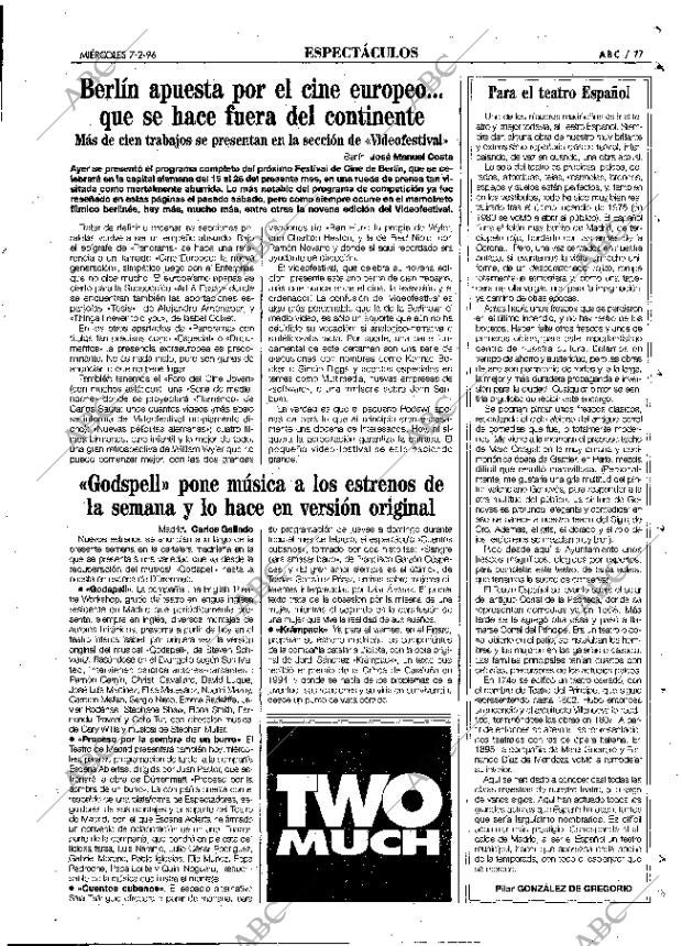 ABC MADRID 07-02-1996 página 77