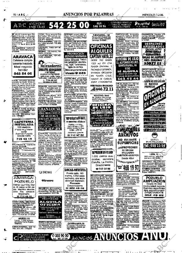 ABC MADRID 07-02-1996 página 90